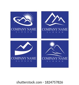 SetMountain Logo Template vector symbol nature