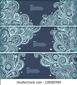 Seto of paisley bookmarks