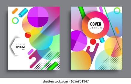 Sets of Abstract geometric pattern design and background. modern design, cover, template, decorated, brochure, flyer.