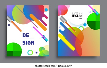 Sets of Abstract geometric pattern design and background. modern design, cover, template, decorated, brochure, flyer.
