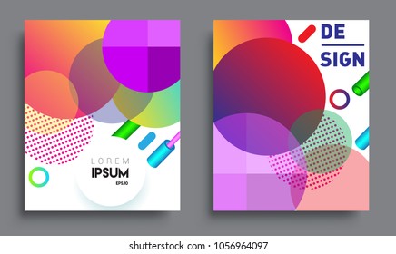 Sets of Abstract geometric pattern design and background. modern design, cover, template, decorated, brochure, flyer.