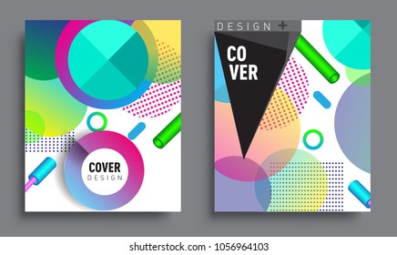Sets of Abstract geometric pattern design and background. modern design, cover, template, decorated, brochure, flyer.