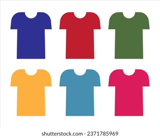 sets of colourful t shirt design