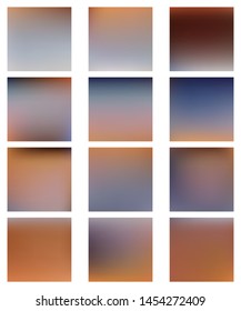 Sets of dark abstract backgrounds. Nature backdrop ecology dark colors.