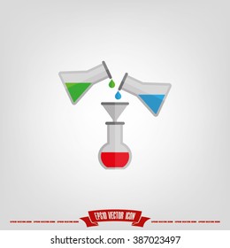 Sets of laboratory flasks