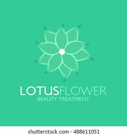 Sets of Lotus Logo and Fashion logo Design Template. Vector Illustration