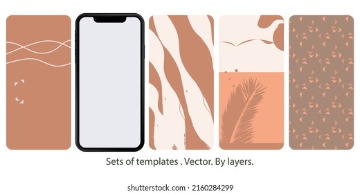 Sets of templates . Vector illustration. By layers.isolated on a white background.high resolution.