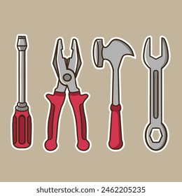 sets of tools vector good for graphic design