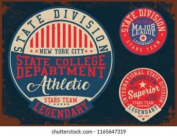 Conjuntos de gráficos vectoriales de vintage.