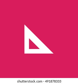 set-square icon. set-square design