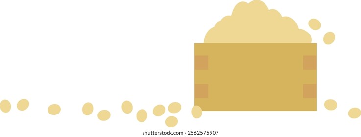 Setsubun cute vector illustration material