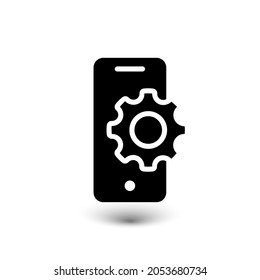 Setting up applications on a mobile phone, icon, updating software