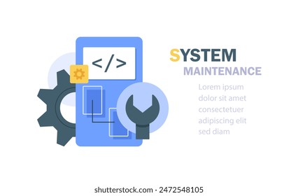 setting up applications on a mobile phone, icon, adjustment or maintenance app, download configuration and install on phone