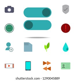 setting buttons icon. color web icons universal set for web and mobile