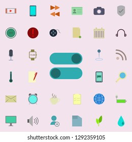 setting buttons icon. color web icons universal set for web and mobile