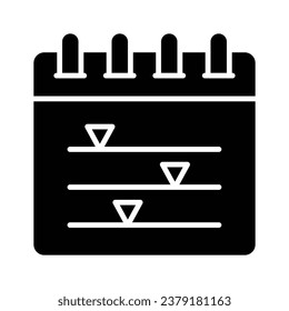 Setting calendar vector design ready to use icon