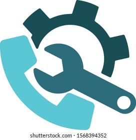 Setting Call setting gear vector icon