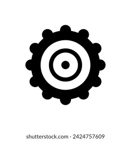 Setting cog phone icon gear
