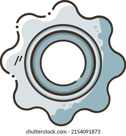 Setting Cogwheel Concept Illustration Icon 