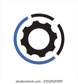 Setting Cogwheel icon design vector