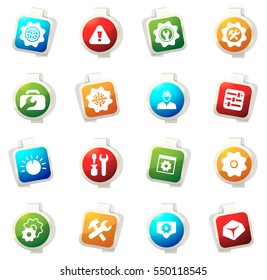 Setting color icon for web sites and user interfaces
