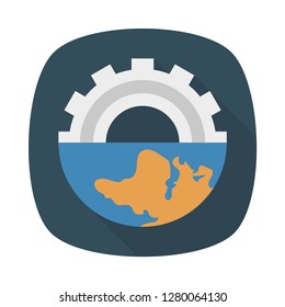 setting  configure   earth  