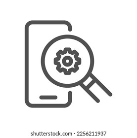 Establecer y controlar el contorno de iconos y el vector lineal relacionados.