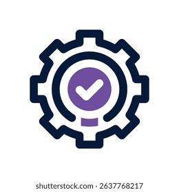setting duotone icon. Sleek and modern vector icon for websites, mobile apps, marketing materials, and corporate design. Fully scalable and ready to use.