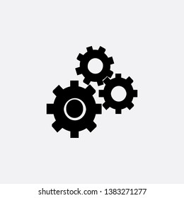 setting engineering icon sign signifier vector