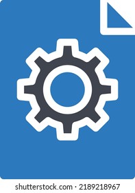 setting file Vector illustration on a transparent background.Premium quality symbols.Glyphs vector icon for concept and graphic design.