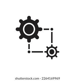 Setting Filled Icon Vector Illustration