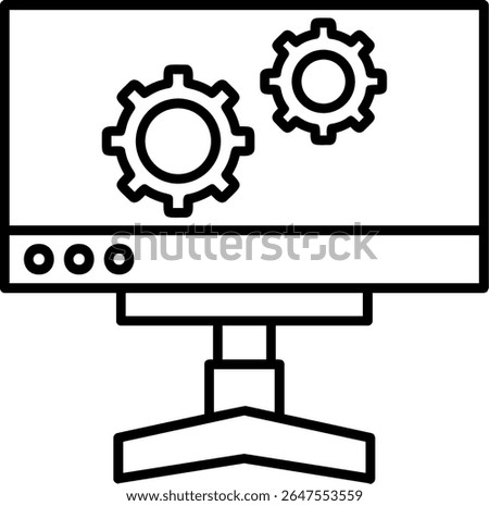 Setting Filled Style Icon Design