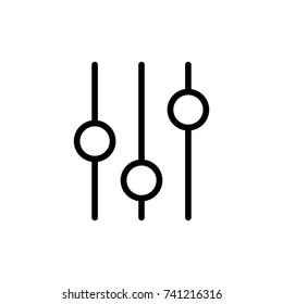 Setting flat icon. Single high quality outline symbol of gear for web design or mobile app. Thin line signs of tool for design logo, visit card, etc. Outline logo of option