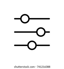 Setting flat icon. Single high quality outline symbol of gear for web design or mobile app. Thin line signs of tool for design logo, visit card, etc. Outline logo of option