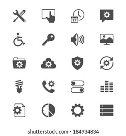 Setting flat icons