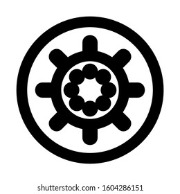 Setting Gear icon isolated sign symbol vector illustration - high quality black style vector icons
