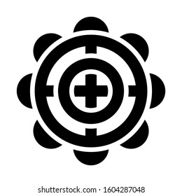 Setting Gear icon isolated sign symbol vector illustration - high quality black style vector icons
