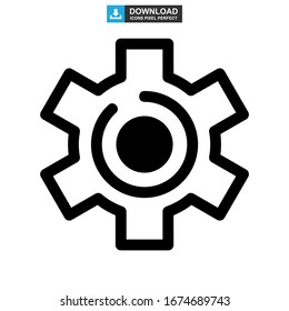 Einstellgeräusch oder Logo einzeln auf Zeichen Vektorillustration Illustration - hochwertige Vektorsymbole mit schwarzem Hintergrund
