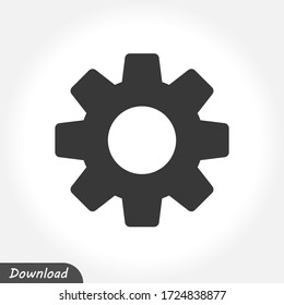 Setting Gear icon . Gear sign