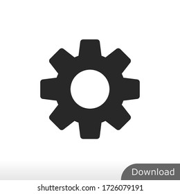 Setting Gear icon . Gear sign
