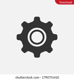 Setting gear icon vector eps 10