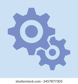 Setting Gear Illustration Vector. Setting Gear Icon Vector