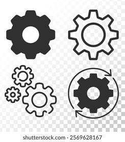 setting, Gear teamwork concept business element engine machine factory development web icon