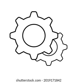 Setting Gear Vector Icon Design Template.Gear vector icon. Setting Gear Vector Icon. Setting Gear Vector Icon cogs symbol. EPS 10