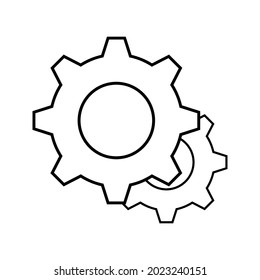 Setting Gear Vector Icon Design Template.Gear vector icon. Setting Gear Vector Icon. Setting Gear Vector Icon cogs symbol. EPS 10