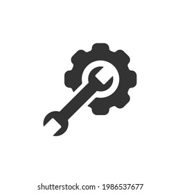 setting, gear, wrench icon design