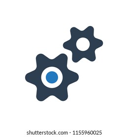 Setting gears icon