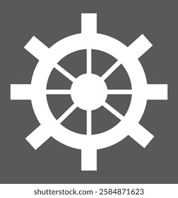 Setting gears simple icon for apps and web sites. 