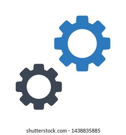 setting glyph color vector icon