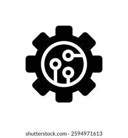 Setting Glyph Icon. Setting Icon
